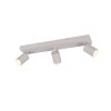 Trio Soka Deckenspot Grau, 3-flammig