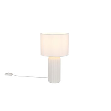 Reality Blair Tischleuchte Weiß, 1-flammig