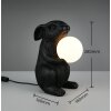 Lampe Hase Reality Rabbit Tischleuchte Schwarz, 1-flammig