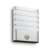Philips myGarden Raccoon Wandleuchte LED Silber, 1-flammig, Bewegungsmelder