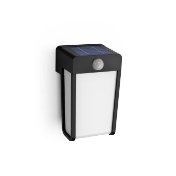 Philips Shroud Wandleu LED Schwarz, 1-flammig