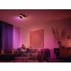 Philips Hue White & Color Centris Deckenleuchte Schwarz, 1-flammig, Farbwechsler