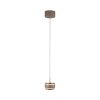 Paul Neuhaus PURE Falling Rings Pendelleuchte LED Bronze, Chrom, 1-flammig, Fernbedienung
