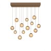 Paul Neuhaus PURE Popup Pendelleuchte LED Bronze, 13-flammig, Fernbedienung