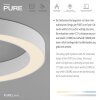 Paul Neuhaus PURE Lines Round Deckenleuchte LED Weiß, 1-flammig, Fernbedienung