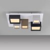 Paul Neuhaus PURE Manhattan Deckenleuchte LED Grau, 1-flammig, Fernbedienung