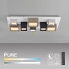 Paul Neuhaus PURE Manhattan Deckenleuchte LED Grau, 1-flammig, Fernbedienung