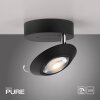 Paul Neuhaus PURE Oculis Deckenleuchte LED Schwarz, 1-flammig
