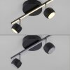 JUST LIGHT JARIK Deckenleuchte LED Schwarz, 3-flammig