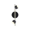 JUST LIGHT JARIK Deckenleuchte LED Schwarz, 3-flammig