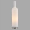JUST LIGHT BOTTLE Tischleuchte LED Silber, 1-flammig