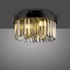 JUST LIGHT KULUNKA Kronleuchter LED Schwarz, 4-flammig