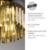 JUST LIGHT KULUNKA Kronleuchter LED Schwarz, 4-flammig