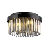 JUST LIGHT KULUNKA Kronleuchter LED Schwarz, 4-flammig