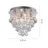 JUST LIGHT KULUNKA Kronleuchter LED Silber, 4-flammig