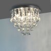 JUST LIGHT KULUNKA Kronleuchter LED Silber, 4-flammig