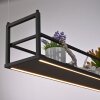 JUST LIGHT SONTURA Pendelleuchte LED Schwarz, 2-flammig
