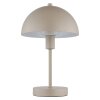 Pilzlampe Globo Atoma I Tischleuchte Sandfarben, 1-flammig