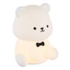 Globo Teddy Tischleuchte LED Schwarz, Weiß, 1-flammig