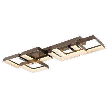 Globo Syrakus Deckenleuchte LED Braun, 1-flammig