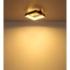 Globo Syrakus Deckenleuchte LED Braun, 1-flammig