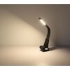 Globo Malik Tischleuchte LED Chrom, Schwarz, 1-flammig