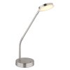 Globo Silvio Tischleuchte LED Nickel-Matt, 1-flammig