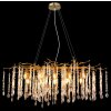 Globo Gloria Kronleuchter Gold, 10-flammig