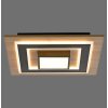 JUST LIGHT TOLA Deckenleuchte LED Braun, Schwarz, 2-flammig