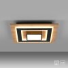 JUST LIGHT TOLA Deckenleuchte LED Braun, Schwarz, 2-flammig