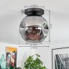 Ripoll Deckenleuchte Glas 30 cm Rauchfarben, 1-flammig
