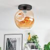 Ripoll Deckenleuchte Glas 30 cm Bernsteinfarben, 1-flammig