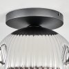 Ripoll Deckenleuchte Glas 30 cm Rauchfarben, 1-flammig