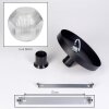 Ripoll Deckenleuchte Glas 30 cm Klar, 1-flammig