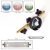 Chehalis Deckenleuchte Glas 10 cm, 12 cm Gold, Schwarz, 3-flammig