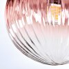 Chehalis Deckenleuchte Glas 10 cm, 12 cm Gold, Schwarz, 3-flammig