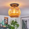 Ripoll Deckenleuchte Glas 30 cm Bernsteinfarben, 1-flammig
