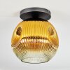 Ripoll Deckenleuchte Glas 30 cm Gold, Klar, 1-flammig