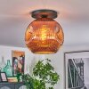 Ripoll Deckenleuchte Glas 30 cm Kupferfarben, 1-flammig