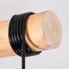 Ripoll Hängeleuchte Glas 15 cm Naturfarben, Schwarz, 3-flammig