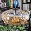 Mertola Hängeleuchte Glas 25 cm Bernsteinfarben, 4-flammig