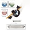 Chehalis Deckenleuchte Glas 10 cm, 15 cm Gold, Schwarz, 3-flammig