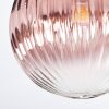 Chehalis Deckenleuchte Glas 10 cm, 15 cm Gold, Schwarz, 3-flammig