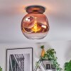 Ripoll Deckenleuchte Glas 30 cm Klar, Kupferfarben, 1-flammig