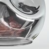 Ripoll Deckenleuchte Glas 15 cm Bernsteinfarben, Klar, Rauchfarben, 3-flammig