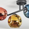 Ripoll Deckenleuchte Glas 15 cm Blau, Gold, Kupferfarben, 3-flammig