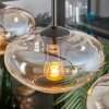 Mertola Hängeleuchte Glas 20 cm Bernsteinfarben, Klar, 4-flammig