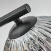 Ripoll Deckenleuchte Glas 15 cm Klar, Rauchfarben, 3-flammig
