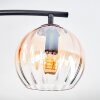 Koyoto Deckenleuchte Glas 15 cm Bernsteinfarben, Klar, 4-flammig