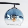 Koyoto Deckenleuchte Glas 15 cm Blau, Gold, Grün, Klar, Kupferfarben, 4-flammig